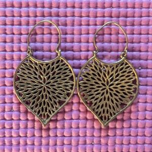 Intricate Gold Filigree Earrings